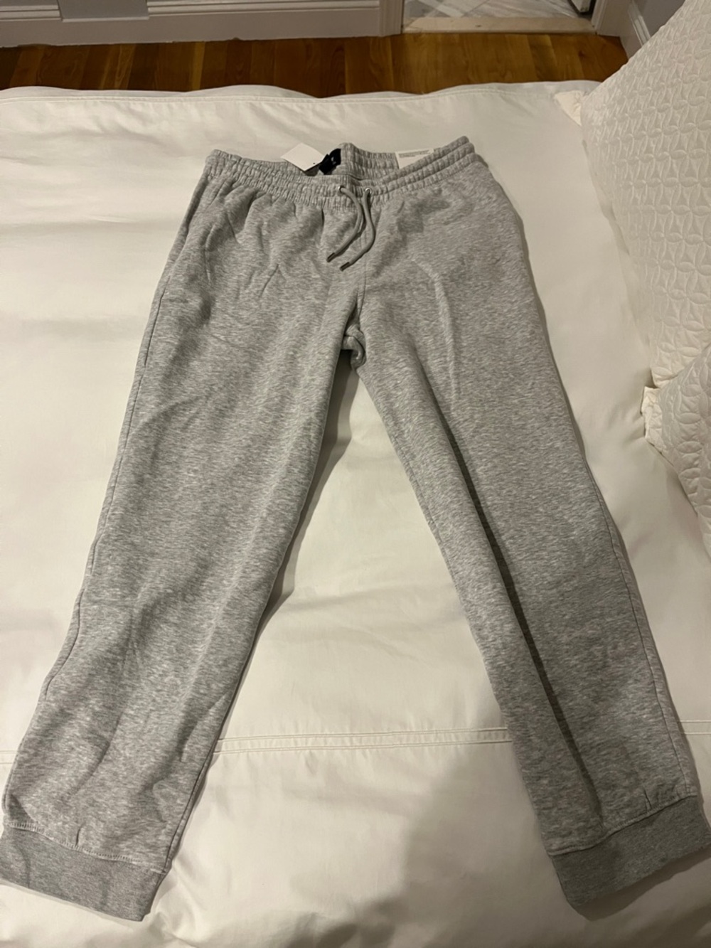 NWT H&M Light Grey Men's Sweatpants - Drawstring Joggers size XL